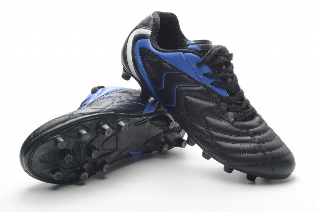 Par de botas de fútbol
