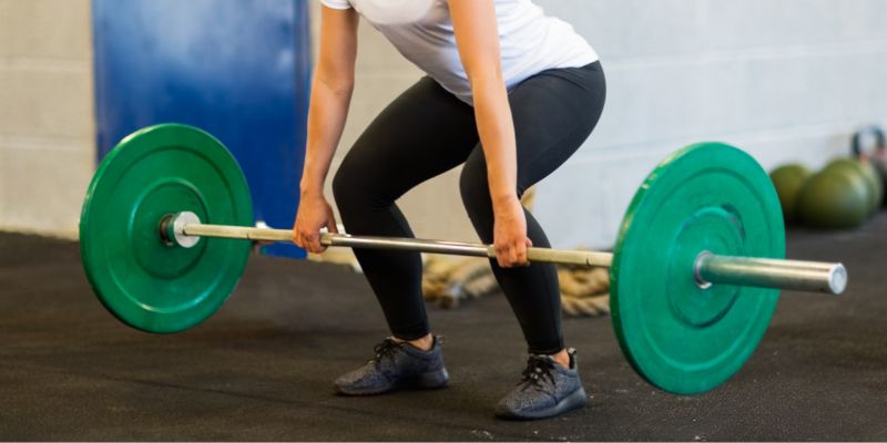 lifting weights